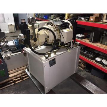 3 HP INP / Yuken Hydraulic Pump &amp; Unit, AR16-FR01B-20, 200/220 V, Used, Warranty
