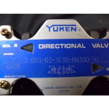 USED Yuken S-DSG-03-3C10-RQ100-50 Directional Control Valve
