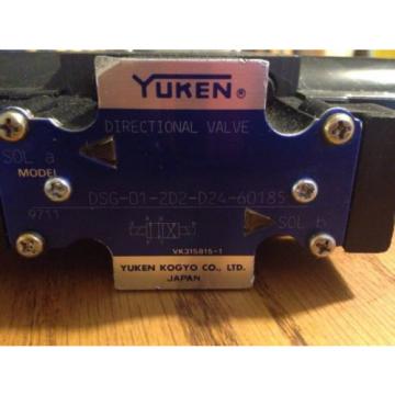Yuken Solenoid Directional Valve DSG-01-2D2-D24-60185 Returns Accepted
