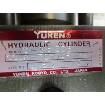 YUKEN C-28226 CGLA-30X70B-130 HYDRAULIC CYLINDER MAKINO MC40 CNC HORIZONTAL MILL