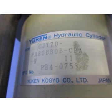 YUKEN HYDRAULIC CYLINDER PE4-0753 / CJT70-FA80B80B-CBA-N