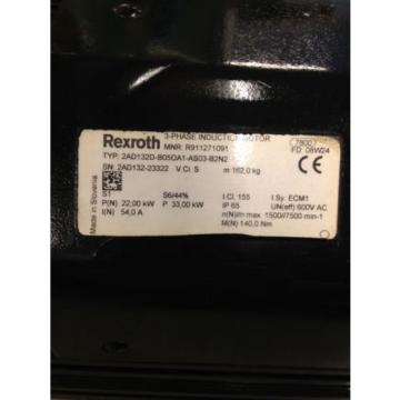 Servomotor Rexroth 2AD132D-B050A1-AS03-B2N2, Windrad, Stromerzeuger, Permanent
