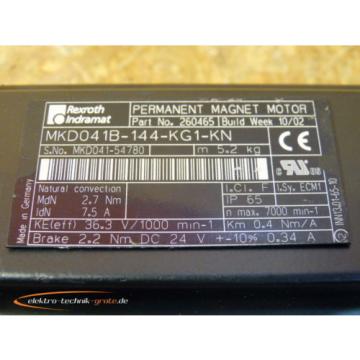 Rexroth Indramat MKD041B-144-KG1-KN Permanent Magnet Motor   &gt; ungebraucht! &lt;
