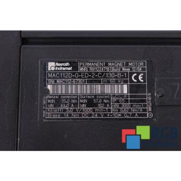 BACK COVER FOR MOTOR MAC112D-0-ED-2-C/130-B-1 REXROTH ID30642