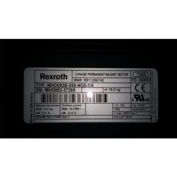 Rexroth / Indramat MHD093B-058-NG0-BA Servo Motor, New in box