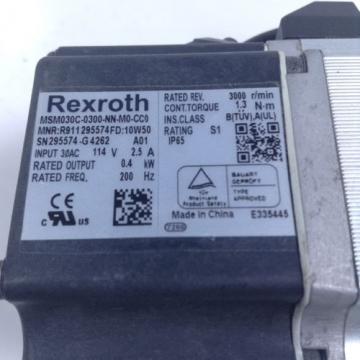 Rexroth MSM030C-0300-NN-M0-CC0 Servo Motor R911295574 MSM030 UMP