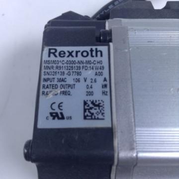 Rexroth MSM031C-0300-NN-M0-CH0 Servo Motor R911325139 MSM031 UMP