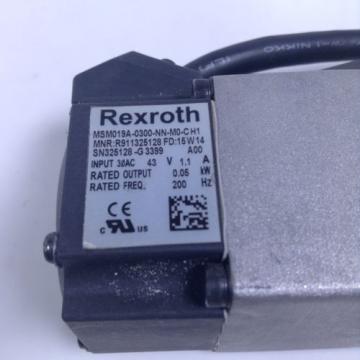 Rexroth MSM019A-0300-NN-M0-CH1 Servo Motor R911325128 MSM019 UMP
