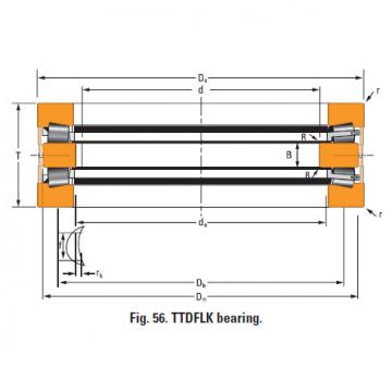 Bearing Thrust race single T10250f