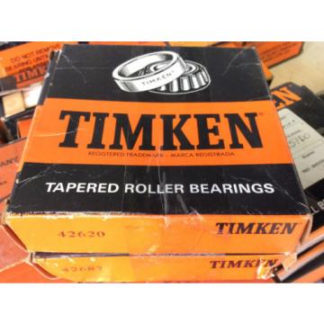  42687 - 42620 Tapered Roller Bearings - TS (Tapered Single)