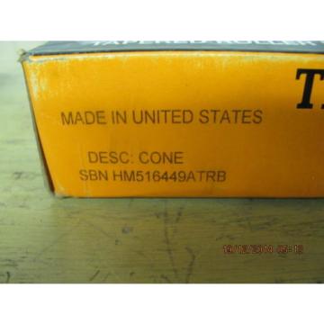  HM516449ATRB Tapered Roller Bearing Cone