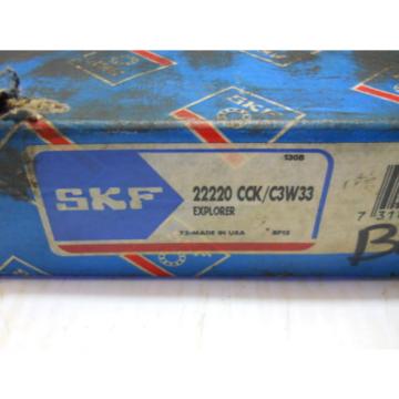 22220 CCK/C3W33 1:12 TAPERED BORE SPHERICAL ROLLER BEARING 100 X 180 X 46MM