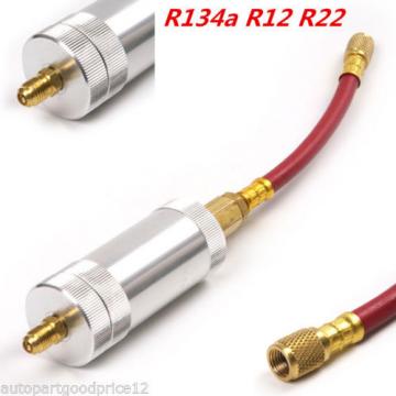 R134A R12 R22 2 oz Autos A/C AC Air Condition Oil&amp;Dye Injector Filler Tube Tool