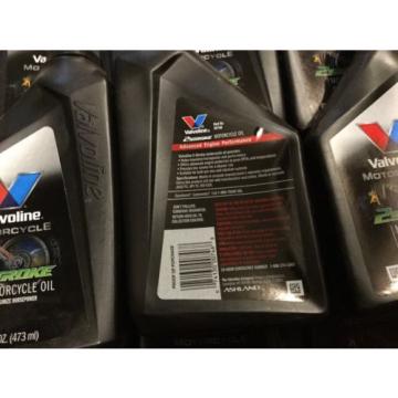 Valvoline Motorcycle 2-cycle Injector Oil Case of 12 16oz bottels