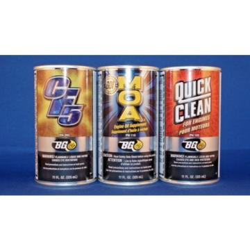 Bg cf5 moa quick clean  performance kit  injector cleaner oil additive engine