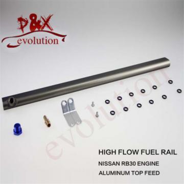 High Flow Injector Aluminum Fuel Oil Rail kit for Audi VW 1.8L Turbo 20V blue