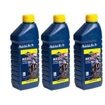 3 X 1 LITRE PUTOLINE MX5 TWO STROKE OIL synthetic  LITRE pre mix &amp; injector