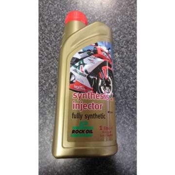 LAMBRETTA ROCK OIL SYNTHESIS 2 RACING FULLY SYNTHETIC INJECTOR 2 T OIL 1 LITRE