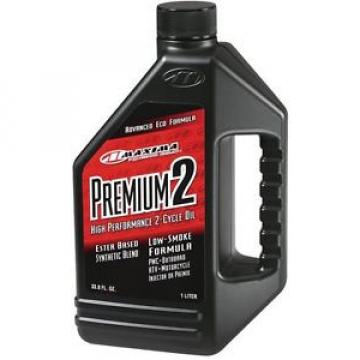 Maxima 21901 Premium 2 Smokeless 2-Stroke Premix/Injector Oil - 1 Liter