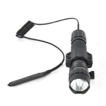 2500LM XM-L T6 LED Tactical Flashlight with Picatinny Rail Mount Pressure Switch
