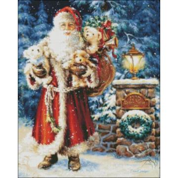 Needlework   Crafts Full Embroidery Counted Cross Stitch Kits 14 ct Bearing Gifts