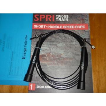 Jump   Rope SPRI  Cross Train Speed Handle, adjustable cable length, Ball Bearing