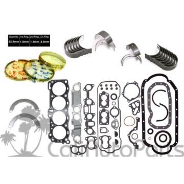 Honda   Isuzu 2.6 4ZE1 SOHC Full Set Rings Main Rod Engine Bearings *RE-RING Kit*