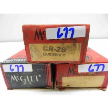 NEW! McGill GR-28 Needle Bearings Guiderol