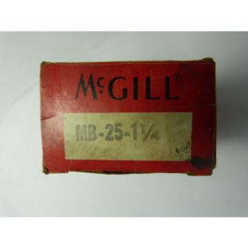 McGill MB-25-1-1/4 Single Ball Bearing Insert ! NEW !