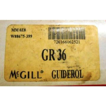 MCGILL PRECICION BEARINGS, GR 36, GUIDEROL, 3&#034; OD