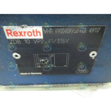 REXROTH R900409958 HYDRAULIC VALVE *NEW NO BOX*