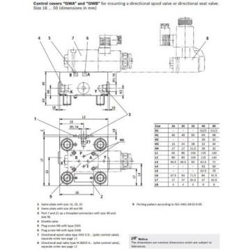 Bosch Rexroth AG R900947472 LFA25GWA-71/A10/12 Hydraulic Control Cover