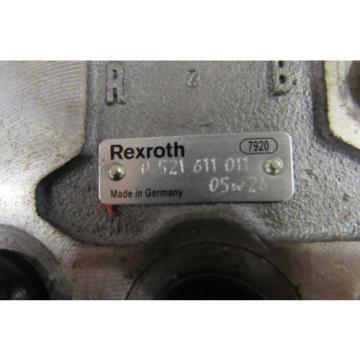 Rexroth Hydraulic Control Block Remote Valve New No Box