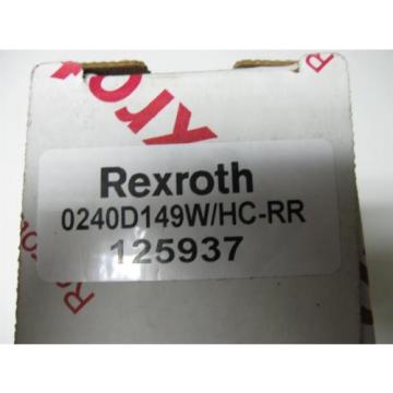 Rexroth 0240D149W/HC-RR Hydraulic Filter, 125937