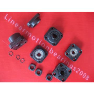 ball EE261650D/262500  screw Ballscrew bearing blocks bearing mounts  FK12 FF12 end supports 3sets Roller Bearing