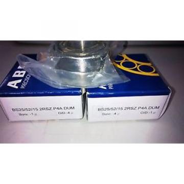 ABM EE291250/291749  Ball Screw Support Precision Bearing BS25/52/15.2RSZ.P4A.DUM Tapered Roller Bearings