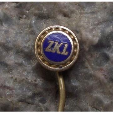 Vintage ZKL Czechoslovakia Ball Bearing Firm Race &amp; Cage Advertising Pin Badge