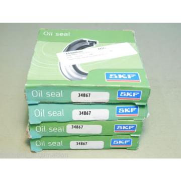 BRAND NEW - LOT OF 4x PIECES - SKF 34867 Oil Seals