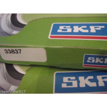 SKF oil seal 33837 lot of quantity 2 Inside Diameter 3.375&#034; Outside D 4.999&#034;