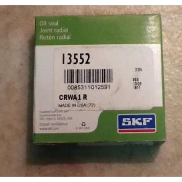 NEW SKF OIL SEAL NEW GREASE SEAL  13552 FREE SHIPPING