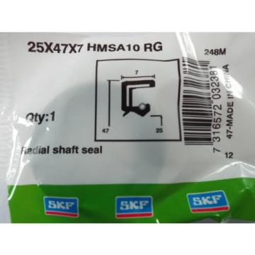 Oil Seal SKF 25x47x7mm Double Lip R23/TC