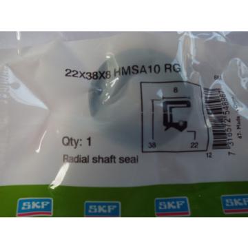 Oil Seal SKF 22x38x8mm Double Lip R23/TC