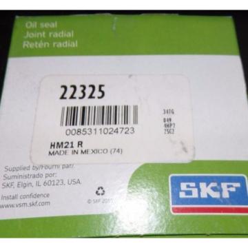 SKF Nitrile Oil Seal, QTY 1, 2.25&#034; x 2.875&#034; x .25&#034;, 22325 |0118eJN1