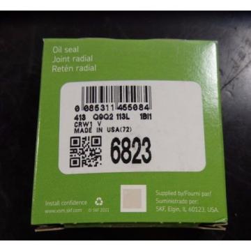 SKF Fluoro Rubber Oil Seals, QTY 3, .625&#034; x 1.124&#034; x .25&#034;, 6823 |9227eJN1