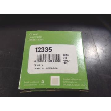 SKF Fluoro Rubber Oil Seal, QTY 1, 1.25&#034; x 1.6875&#034; x .25&#034;, 12335 |7849eJO1