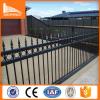 galvanized steel garden fence/40*40 rail black color steel fence #1 small image
