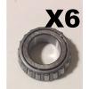 (6) PEER Tapered Roller Bearing 1 in. L44643 Trailer Mower Utility #1 small image