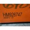 NEW  HM926747 200812 Tapered Roller Bearing Cone