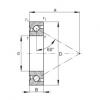 FAG Germany Axial angular contact ball bearings - BSB050100-T #1 small image