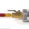 Aluminum&amp;Plastic R134a R12 R22 Car Liquid Oil Cylinder injector Filler Tube Tool #5 small image